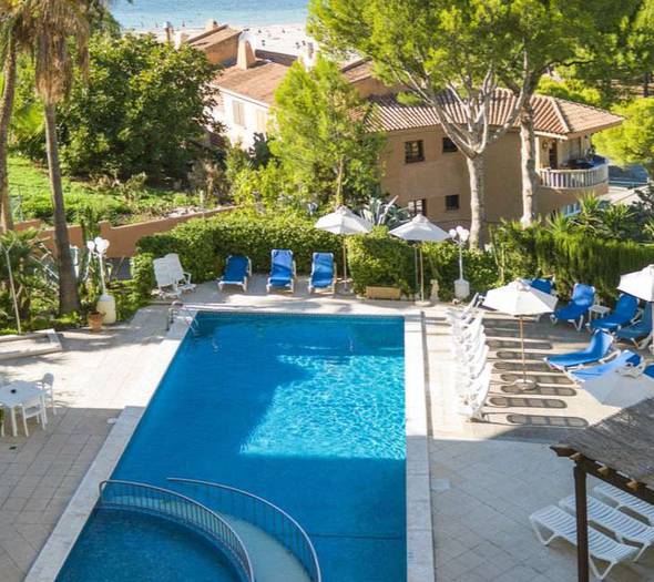 Außenschwimmbad Apartamentos Casa Vida  Santa Ponsa, Mallorca